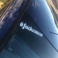 Load image into Gallery viewer, #f*%kcancer Car Decal