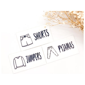 Rectangle Acrylic Clothing Tags