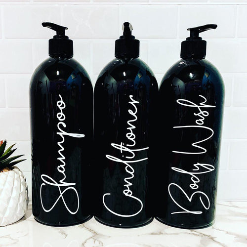 Peyton Shampoo, Conditioner Bathroom Labels
